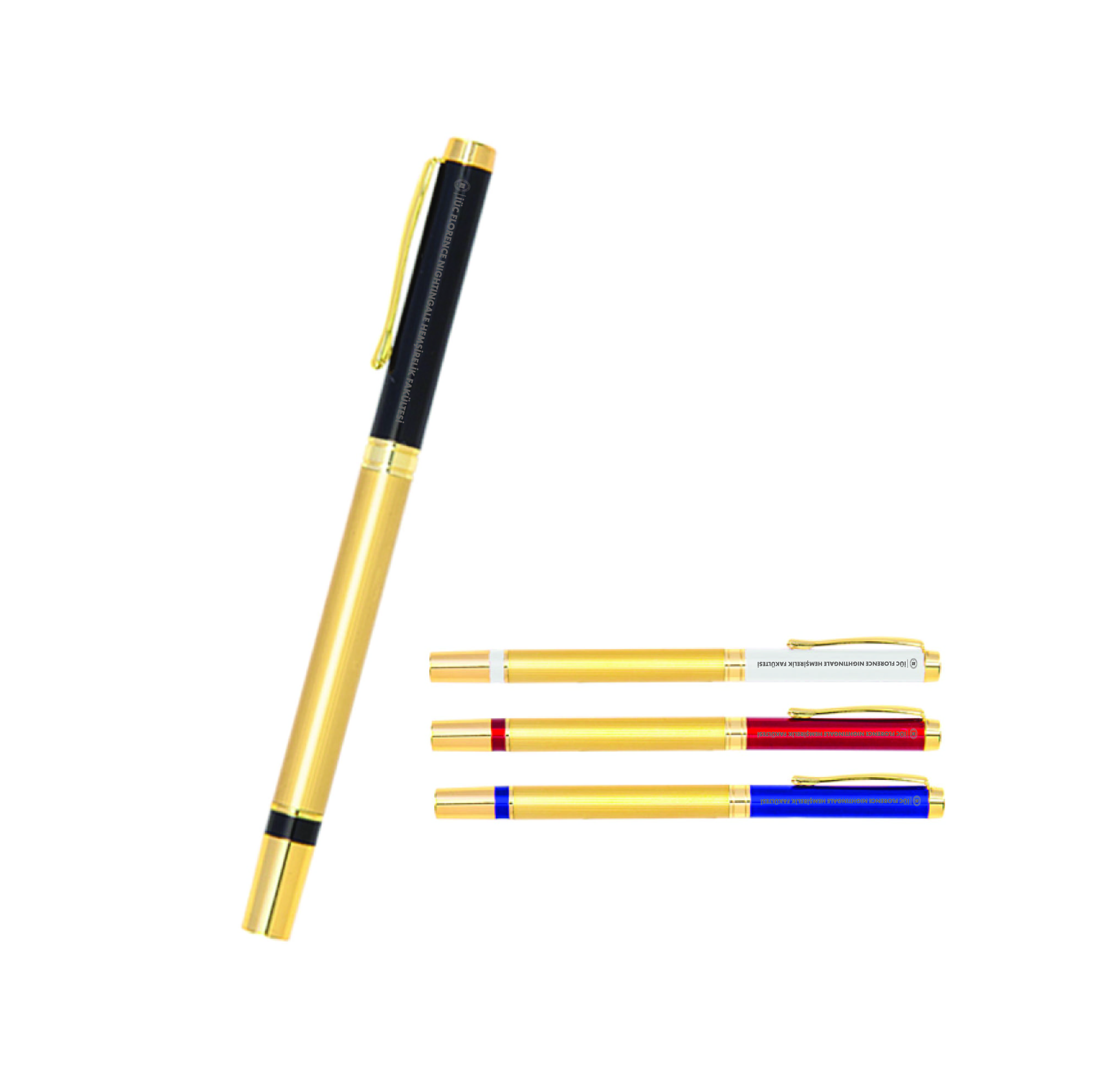 İÜC Florence Nightingale Hemsirelik Fakültesi Metal Tükenmez Kalem Model 7